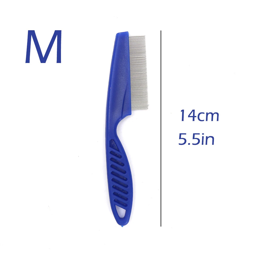 Blue-M Щетка для кошек Расческа для домашних животных для собачья шерсть Расческа Щетка для удаления кошек падающие волосы маленькие собаки уход за щенком инструменты для массажа кошек - Цвет: Blue-M