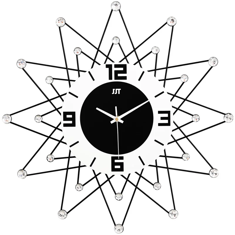 Большие простые настенные часы в скандинавском стиле роскошные креативные