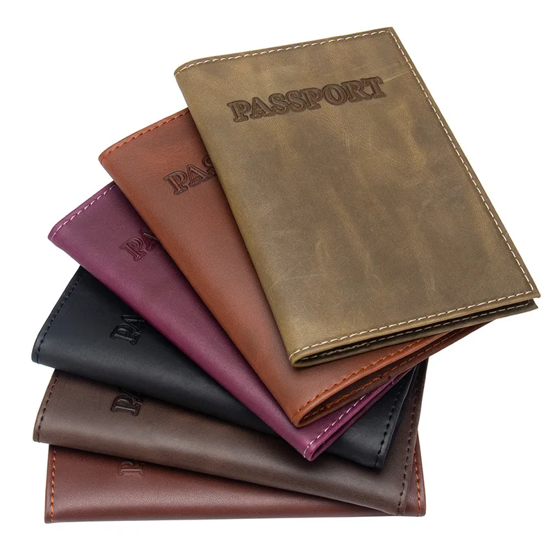 Новинка Обложка для паспорта из натуральной кожи держатель кредитных карт