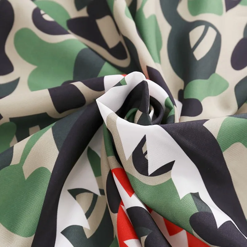 Квадратный шарф маска акулы платок камуфляжный принт чехол для верховой езды