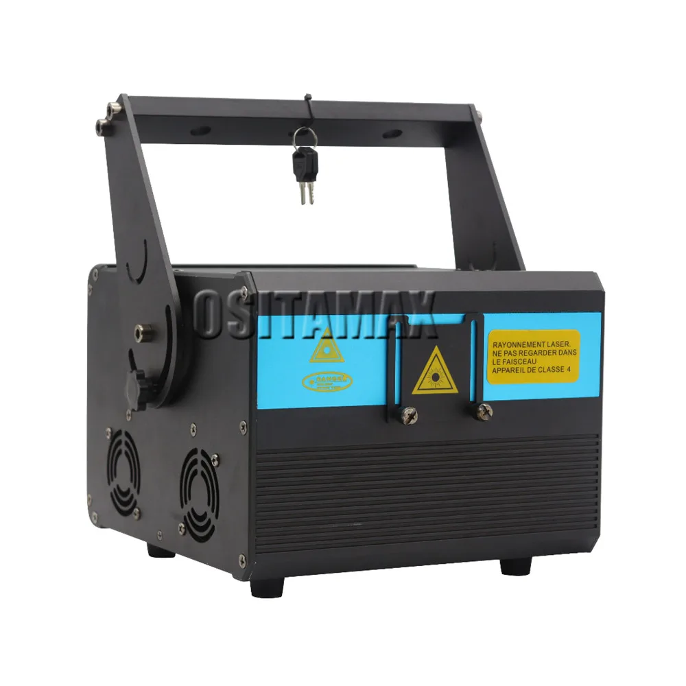 Вечерние DJ Лазерный светильник RGB 1000 мВт лазерный проектор анимация DMX512 контроль