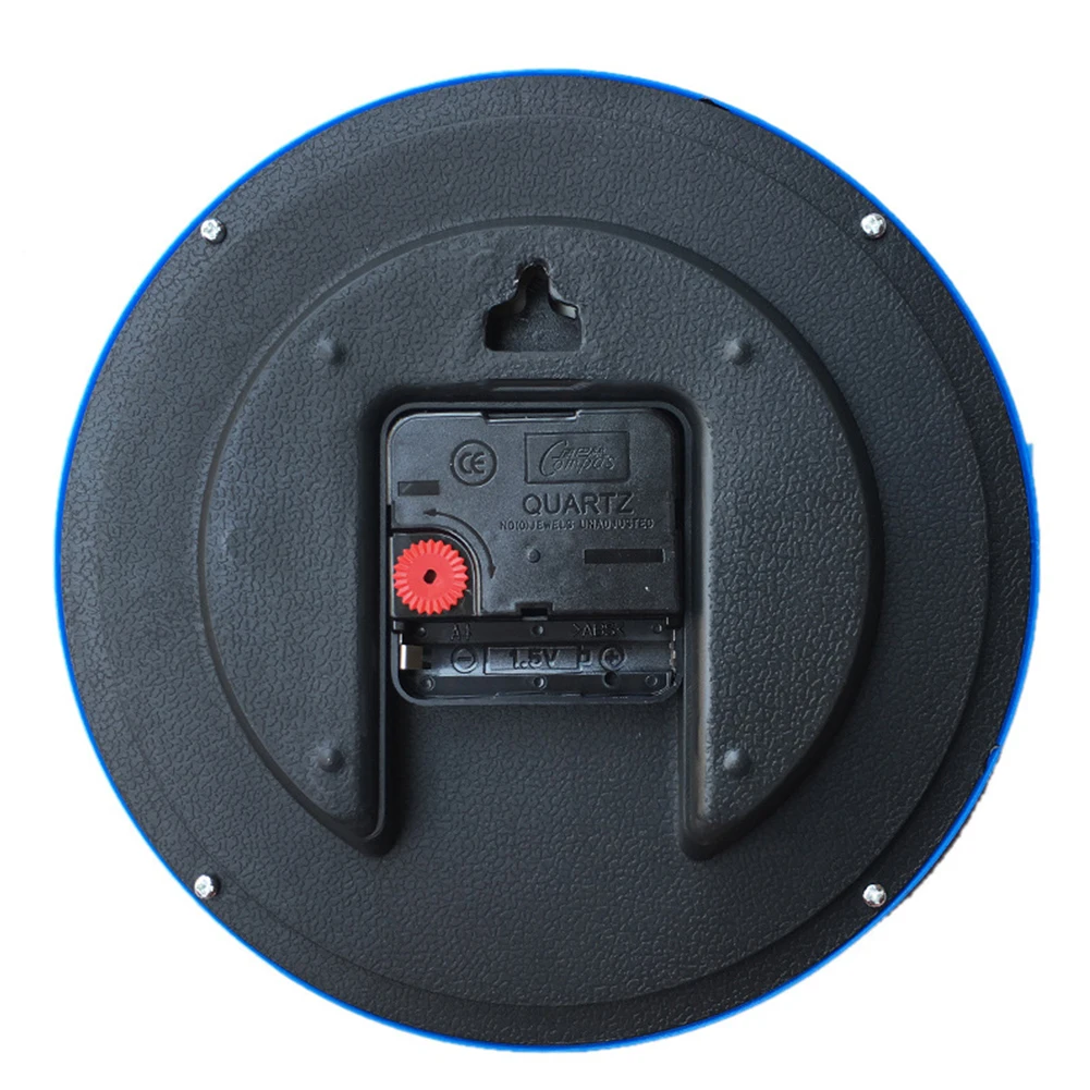 Круглые пластиковые кварцевые бесшумные настенные часы 8 дюймов современные