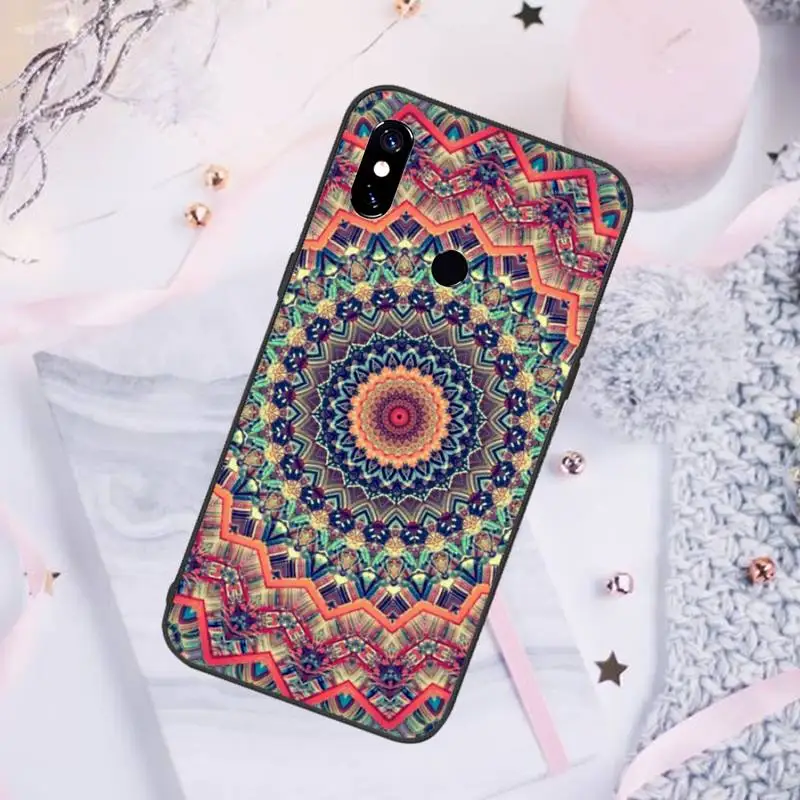 

Mandala flower totem Phone Case For Xiaomi Redmi 7 8 9t a3Pro 9se k20 mi8 max3 lite 9 note 9s 10 pro