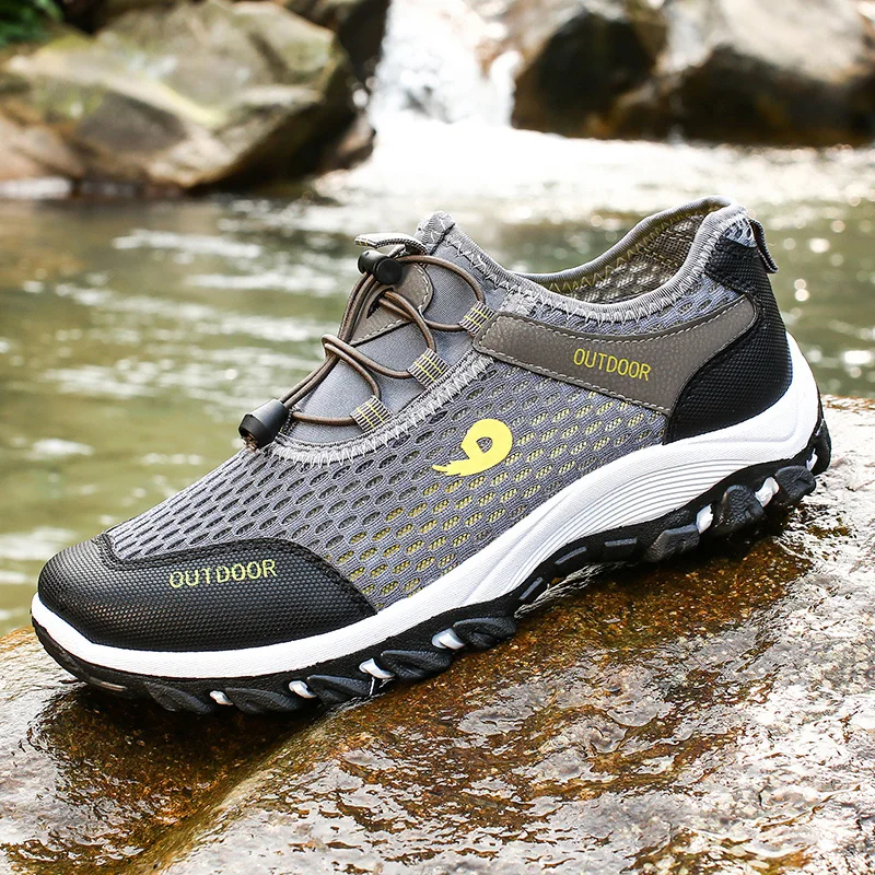 Мужская Уличная обувь для походов 2020 летние дышащие водонепроницаемые мягкие