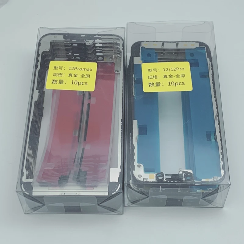 

10Pcs High Quality Middle Frame Bezel for iPhone 12 Mini 12 12 Pro 12 Pro Max 11 Pro Max XS Max X Frame Bezel Adhesive Tape