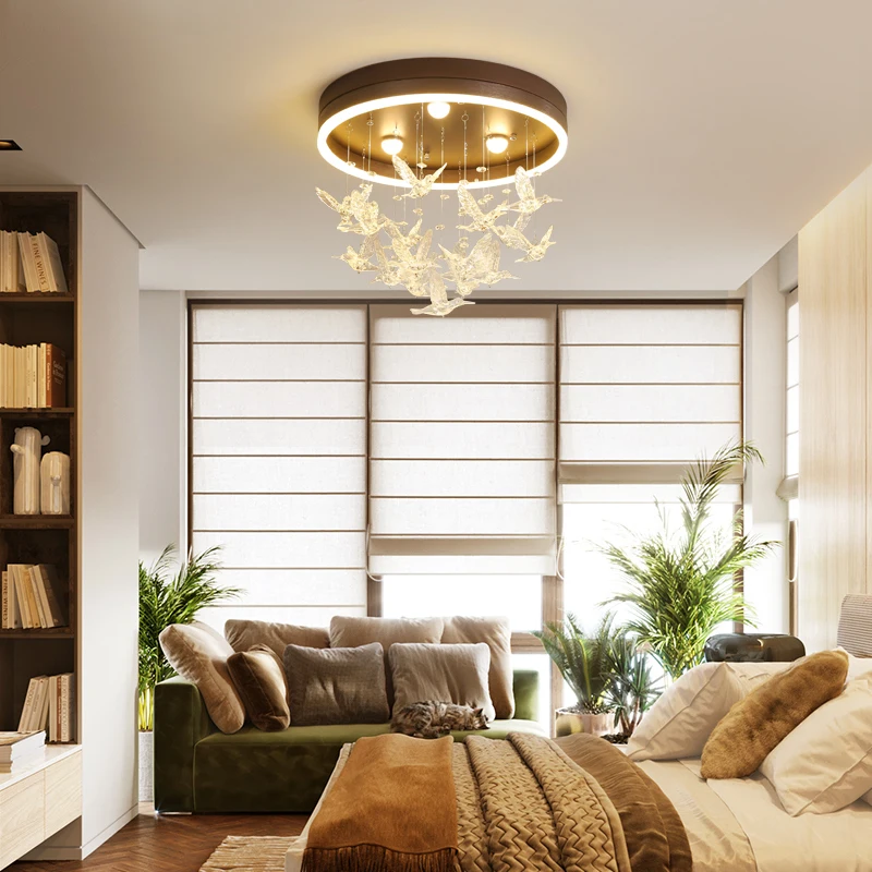 Современная светодиодная люстра Hummingbird для столовой спальни кабинета детской