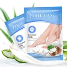 Детские носки по 10 пар кокосовое молоко маска для ног спа удалить омертвевшие чешуйки кожи и педикюрные носочки отбеливающий увлажняющий крем анти-морщинки крем для ног, отшелушивающая маска для ног