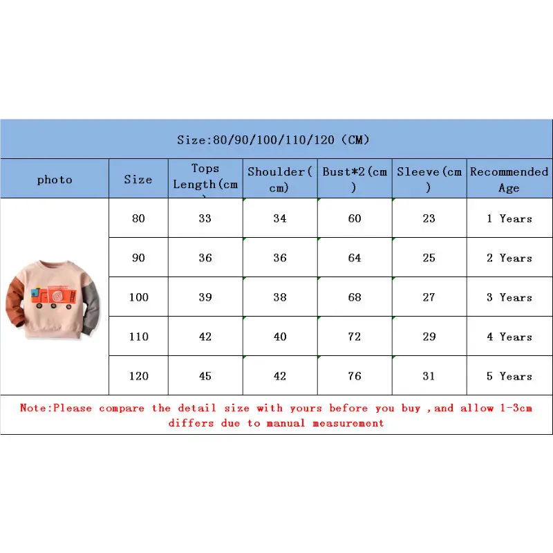 

Autumn Winter Toddler Baby Tops Infant Boys Girls Sweatshirt Pullover Warm Cotton Hoodies Clothes Tees Little Kids Child Shirts