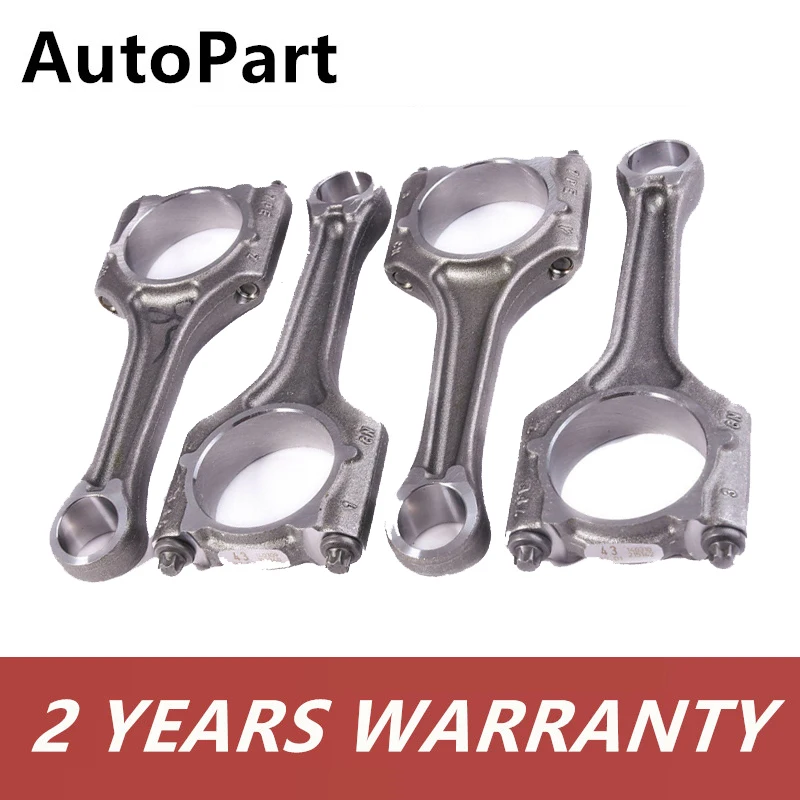 06H198401D 06H198401A 4 шт. Шатун двигателя для Audi A3 A4 A5 A6 Q5 VW Passat Tiguan Golf Jetta Skoda Superb|Поршни