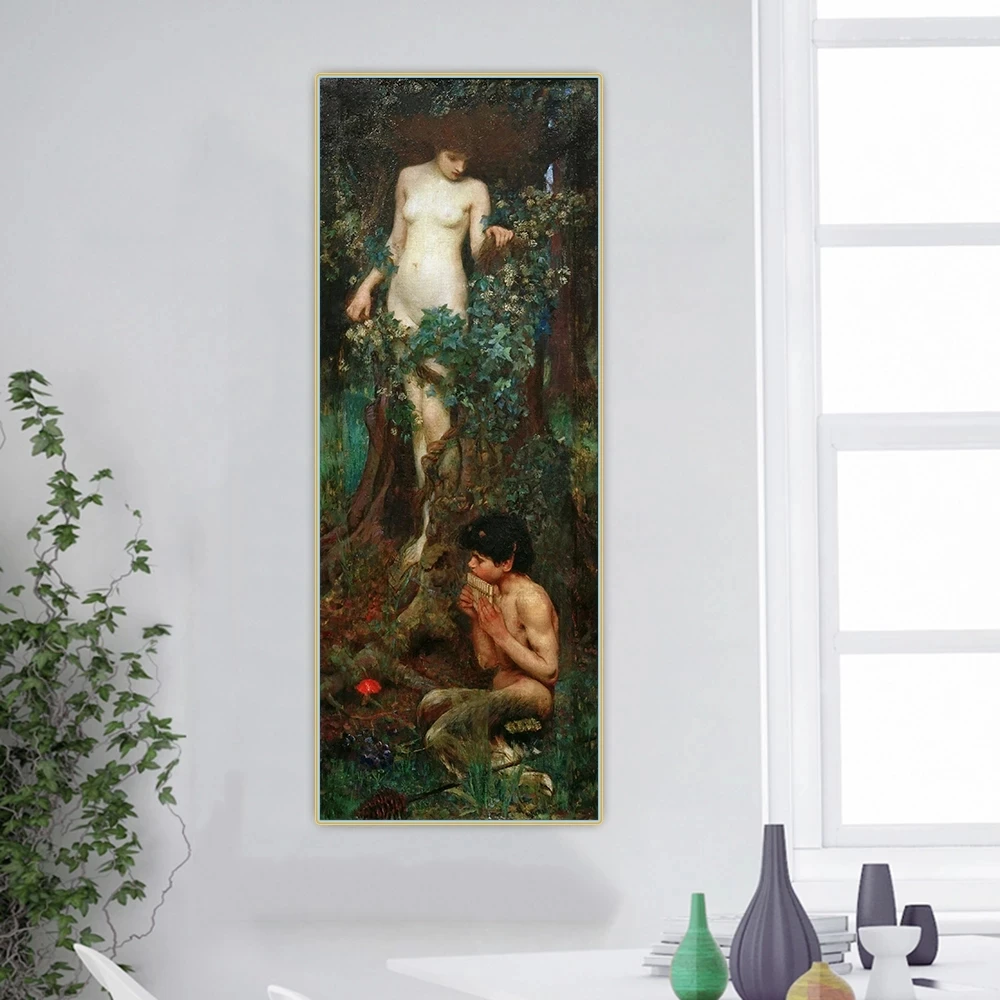 

Картины на холсте Джон Уильям 》 хамадрайд 》 знаменитая масляная живопись, классическое настенное искусство, декоративная картина для комн...