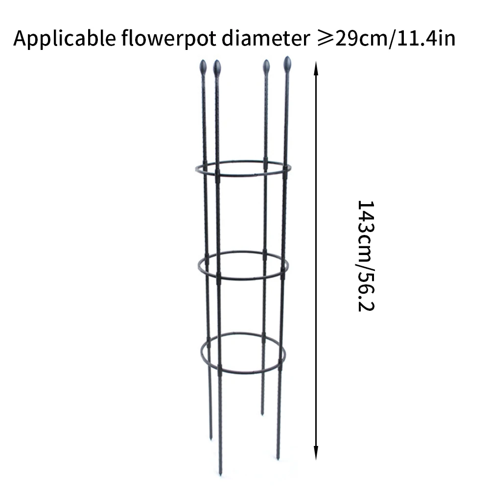 

2PCS Plant Climbing Trelli Plant Flower Cage Support Climbing Stand Rack Garden Vegetables Decorative Trellis Bracket Detachable