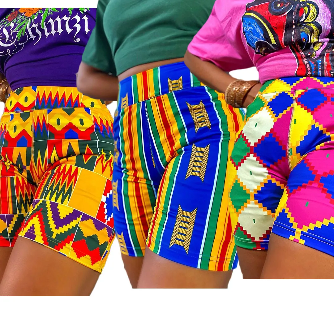 בגדים אפריקאים לנשים 2021 חדש קיץ אופנה סקסי אפריקאי נשים הדפסת מכנסיים צפצף בגדים אפריקאים