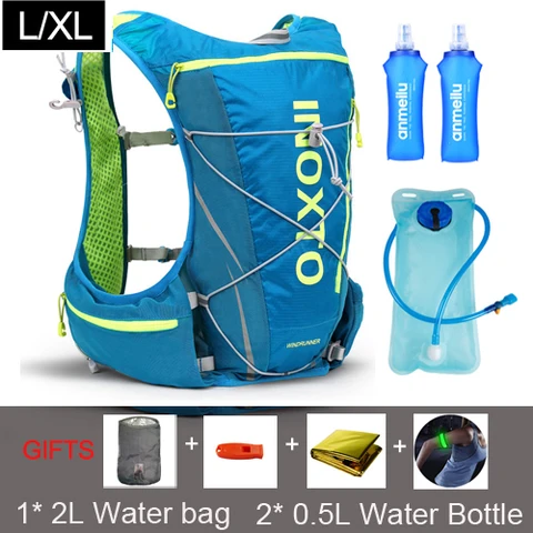 Рюкзак с жилетом для бега и гидратации для мужчин и женщин, рюкзаки для спорта на открытом воздухе, рюкзак для бега по тропе, марафону, прогулок, рюкзак с фляжкой и сумкой для воды