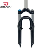 bolany folding bike front fork 20 inch shock absorber fork 28 6210mm bicycle accessories aluminum alloy for bike v brake parts
