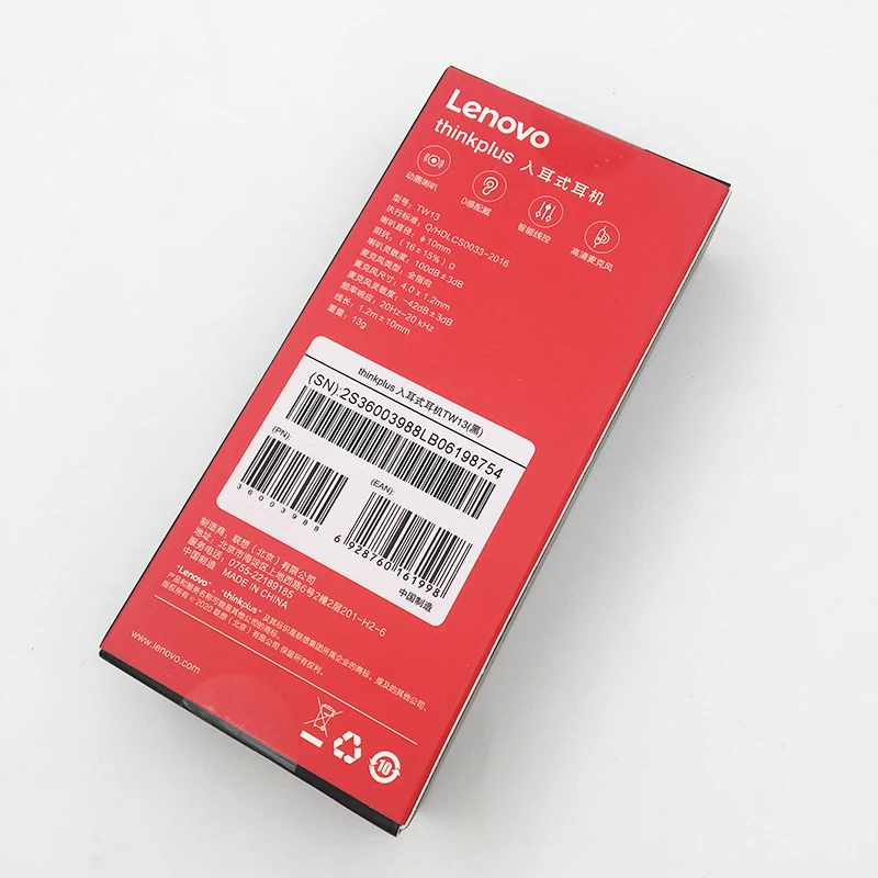 Новые оригинальные стереонаушники Lenovo thinkplus TW13 3 5 мм с басами наушники-вкладыши