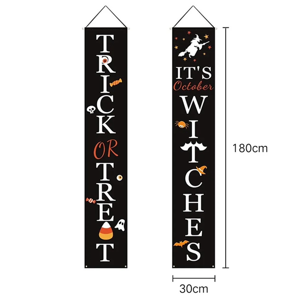 2020 Хэллоуин занавеска Декор Дверь Висячие картины подвесной Флаг украшение