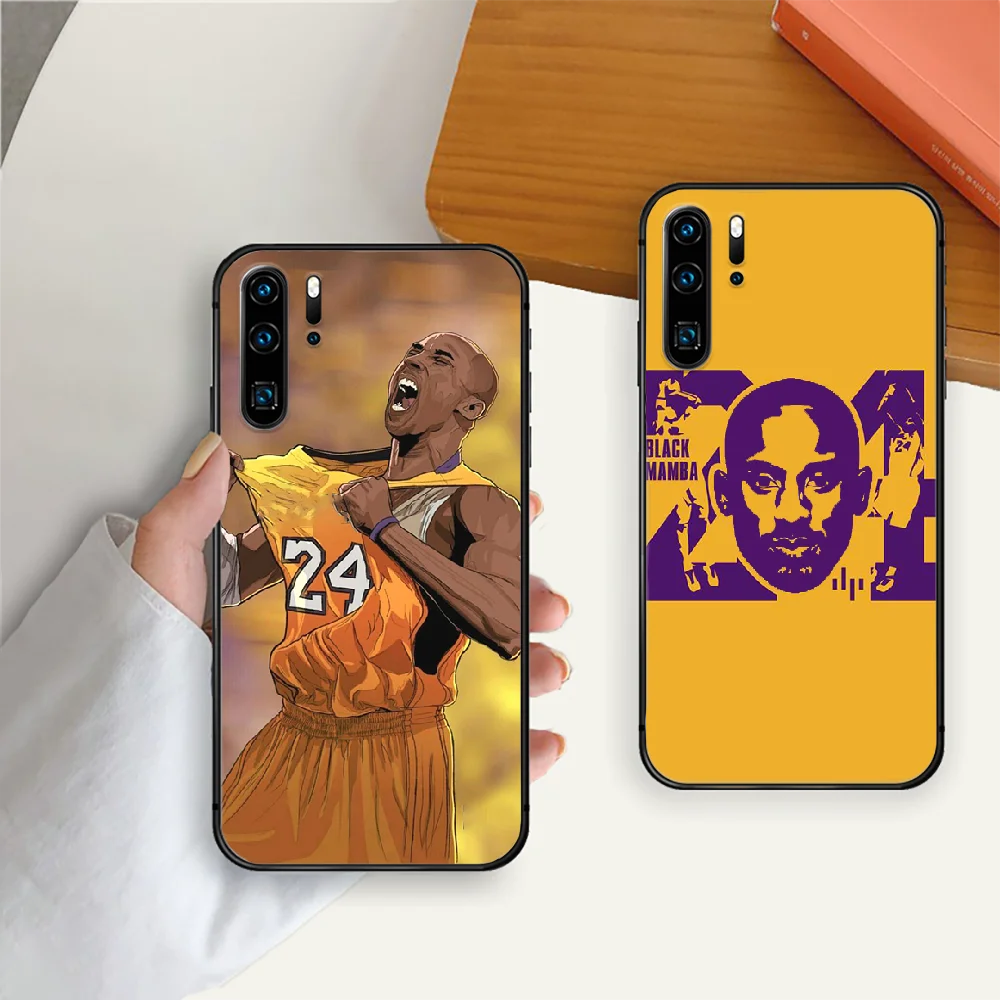 

Basketball Mamba Kobe 24 Phone Case Cover For Huawei P 10 20 30 40 Mate Lite Pro Smart Z 2019 Black Shell Silicone Back