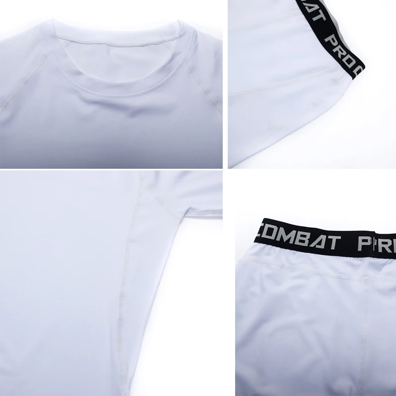 Мужской компрессионный костюм с черепом футболка коротким рукавом мужские