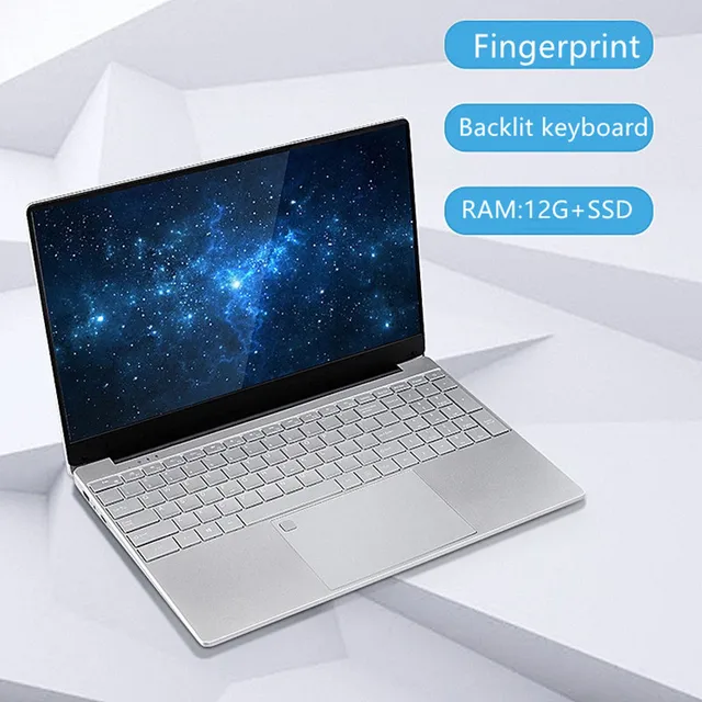 New in 2022 inter15.6 inch N5095 8G/12/16G fingerprint backlit keyboard laptops student game Win10 cheap thin computer SSD + HDD 1