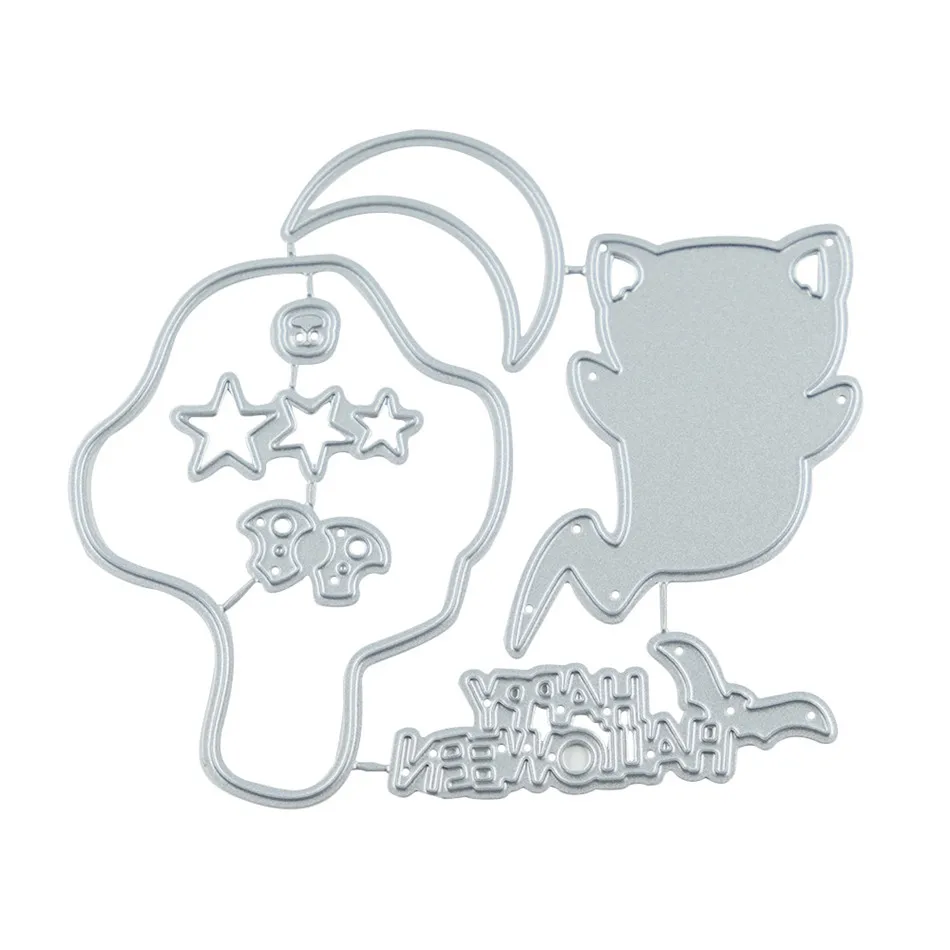 Металлические штампы Eastshape для Хэллоуина изготовления открыток скрапбукинга