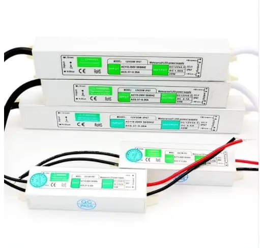 Светодиодный драйвер водонепроницаемый IP67 от 220 В переменного тока до 12
