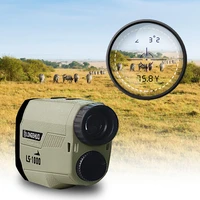 longshuo golf laser rangefinder 1000m 650m slope adjusted flag lock telescope rangefinder for hunting laser distance meter