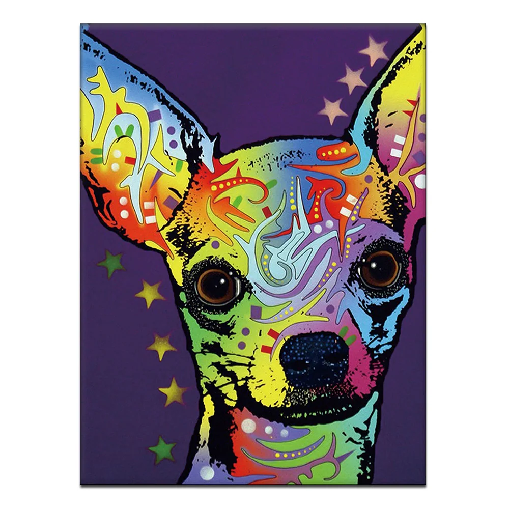 Цифровая печать на холсте декоративный набор сделай сам для украшения дома без