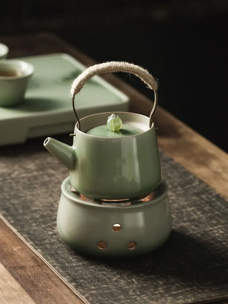 

Ceramic Vintage Teapot Chinese Ceramic Handmade Samovar Accessories Gifts Teapot Zaparzacz Do Herbaty Kitchen Products DB60CH