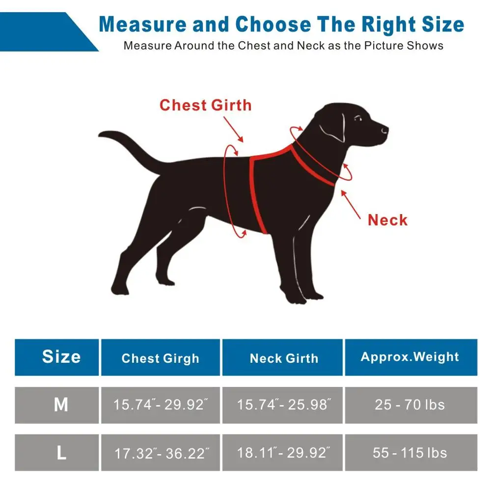 Жилет для больших собак с ручкой светоотражающий дышащий | Дом и сад