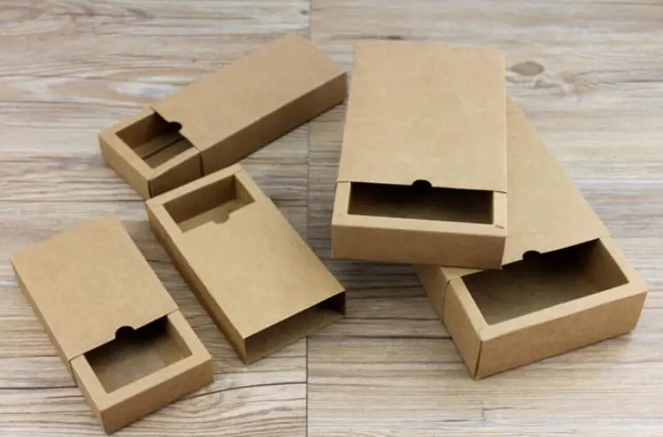 

20 шт. большая подарочная коробка с крышкой, бумажные коробки для упаковки, маленькая картонная коробка, крафт-коробка, упаковка для мыла, черная белая подарочная коробка