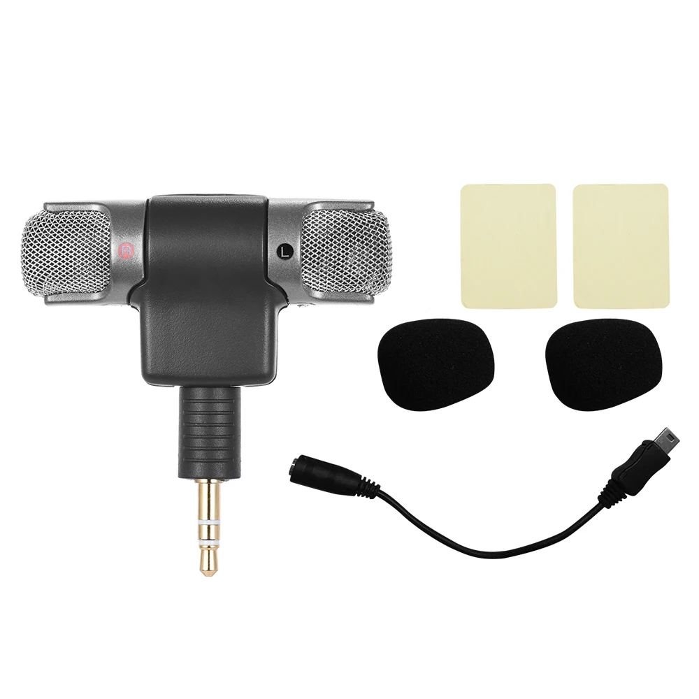 Внешний стереомикрофон с кабелем Micro Adapter 3 5 мм для GoPro Hero + 4 спортивной экшн камеры