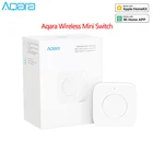 Умный беспроводной переключатель Aqara Zigbee, дистанционное управление с мини-кнопкой, устройство для домашней безопасности, дверной звонок для Xiaomi Mijia, Apple Homekit, 2021