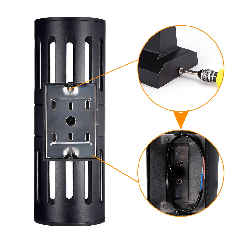Новый абажур с двумя головками IP65 Водонепроницаемый светодиодный настенный