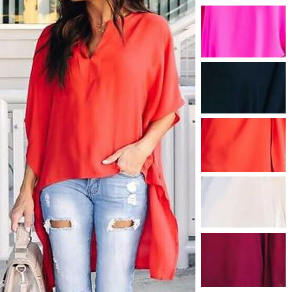 Женская офисная блузка Vadim готическая элегантная длинная женские свободные