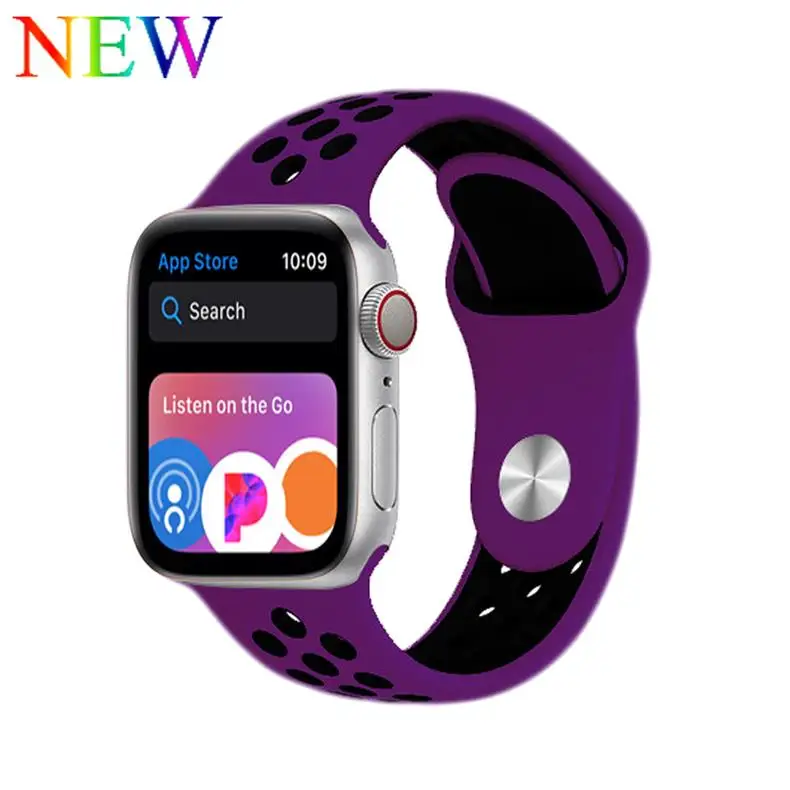 Ремешок для apple watch 5 4 band iwatch series 4 3 2 correa apple watch 42 мм 38 мм 44 мм 40 мм силиконовый браслет pulseira ремешок для часов