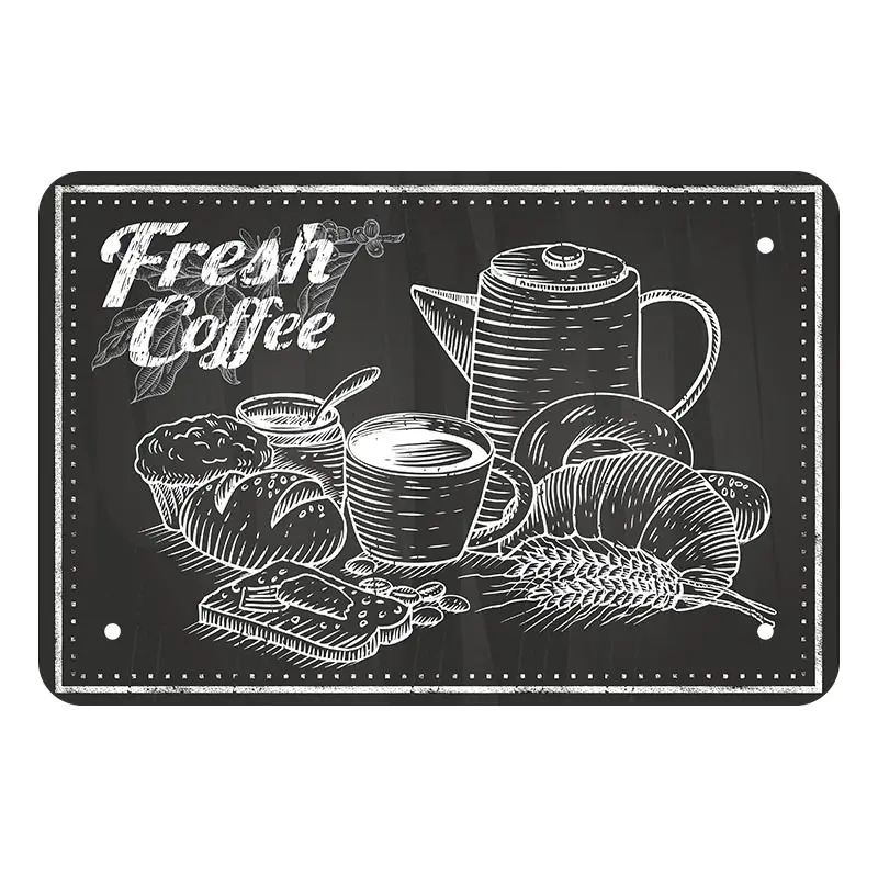 Plaques винтажная Металлическая вывеска доска для рисования плакат на стену