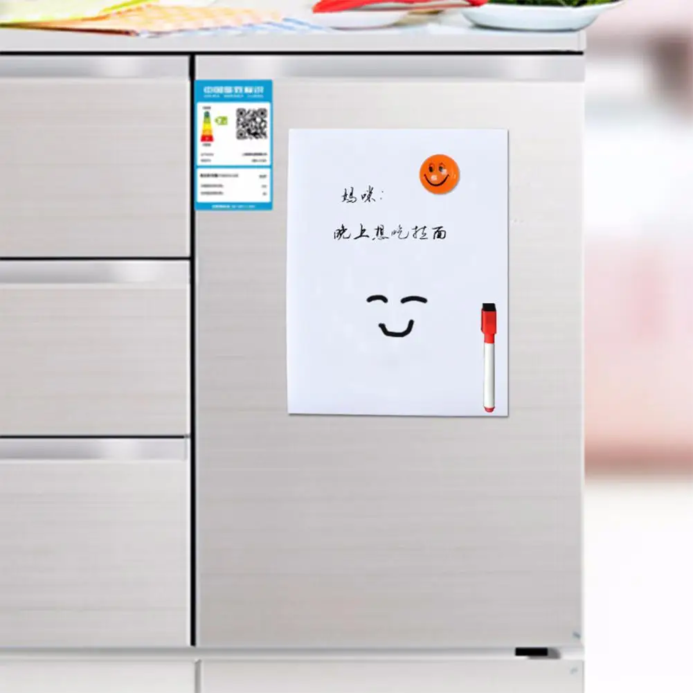 

Flexible Fridge Stickers Magnets Whiteboard Waterproof Kids Drawing Board Dry Erase White Board Message Board Magnetic Memo Pad