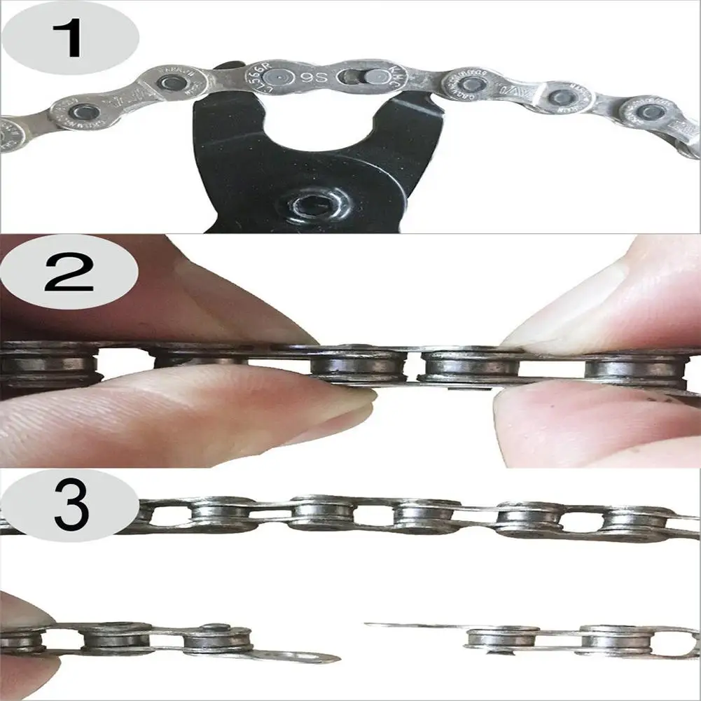 

None Bicycle Open Close Chain Magic Bicycle Buckle Repair Removal Tool Accessories Master Link Plier