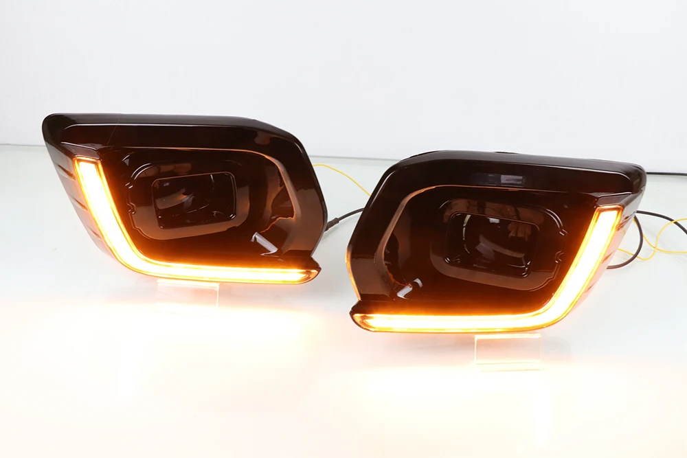 DRL Противотуманные фары для Ford Ranger 2019 2020 Светодиодный дневной светильник L Форма