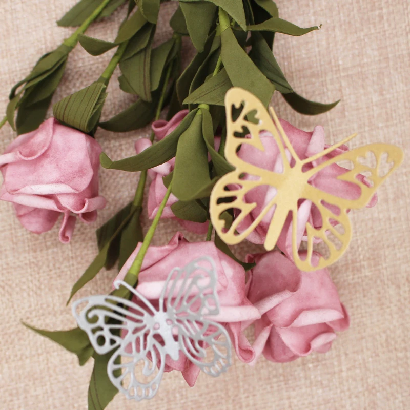 4 шт. металлические штампы в форме бабочек 2020 Сделай Сам штамп для скрапбукинга и