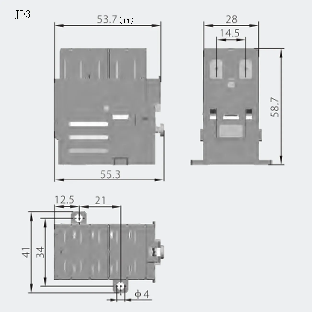 Электромагнитное реле JD3, JD4, электромеханическое реле с функцией защиты от сбоя питания и пониженного напряжения, 16 А, 230 В, 400 В (art.: 3920b84ea6174) - 3920b84ea6174