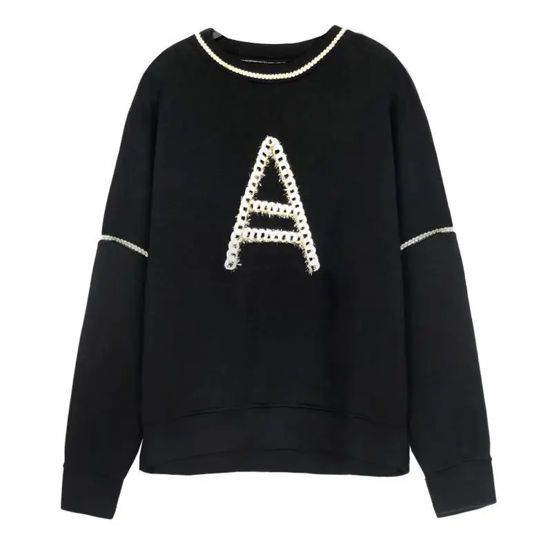 

Round neck sweater women's spring and autumn thin 2021 new loose long sleeve top