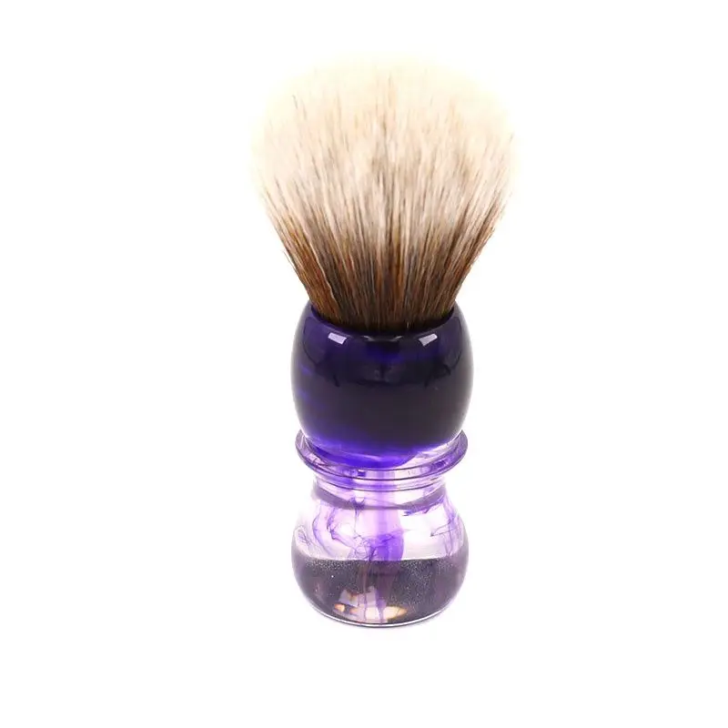 Мужская синтетическая кисть для бритья бороды Yaqi Purple Haze Mew Brown|shaving brush|shave brush manmen