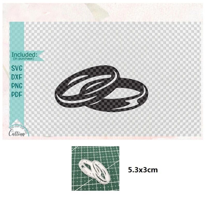 

Ring Metal Cutting Dies Stencil Scrapbooking DIY Album Stamp Paper Card Embossing Decoration