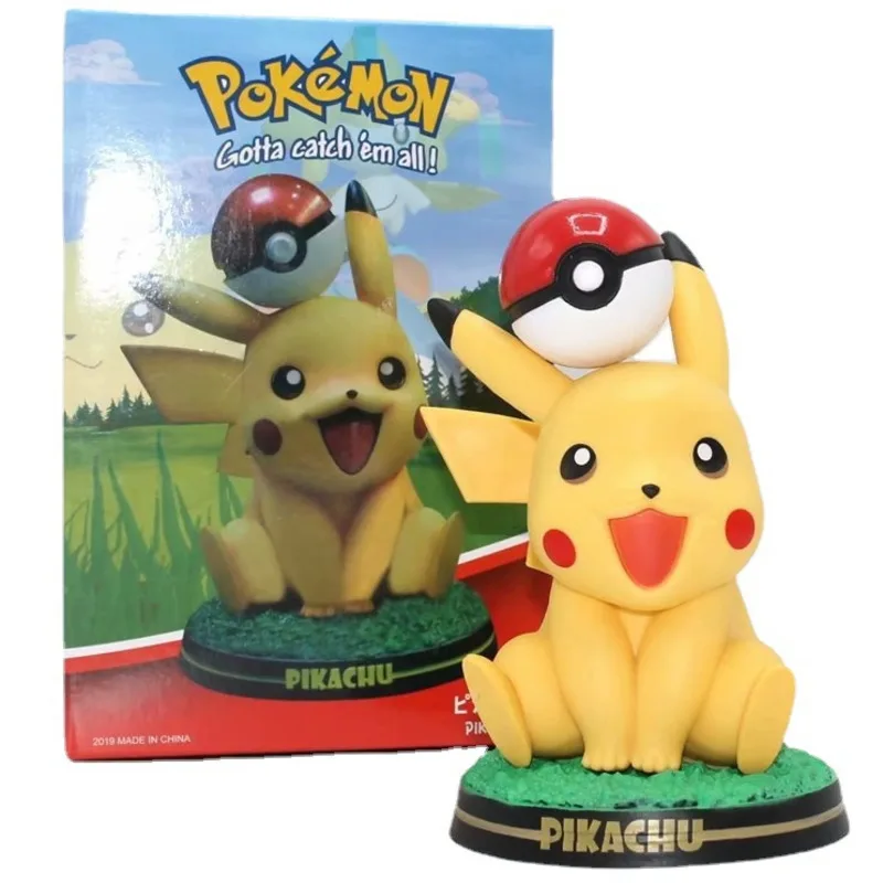 Фигурки покемонов тыкать мяч ГК Пикачу фигма карманная искусственная аниме