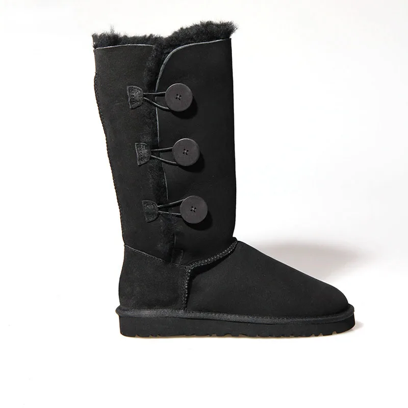 Зимние сапоги на 100% натуральном меху наивысшего качества Женские высокие из