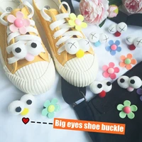1pcs flowers shoe buckle diy shoes accessories girls and childrens canvas sneakers shoes shoelaces decorative d%c3%a9coration lacet