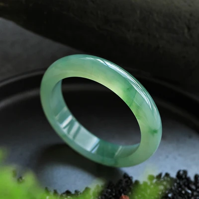 

Send Certificate Natural Burmese Jadeite 54-64mm Light Color Bracelet Elegant Princess Jewelry Send Mom to Girlfriend