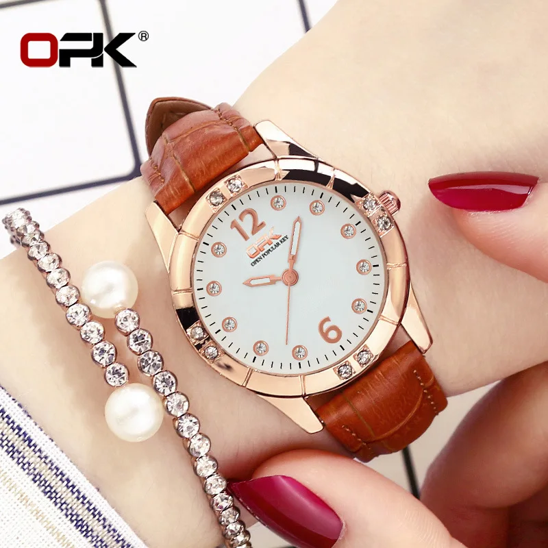

Watch for Women Ladies Watch Gift Genuine Leather Strap Belt Fashion & Casual Women Quartz Watches Dropshipping Relogio Feminino