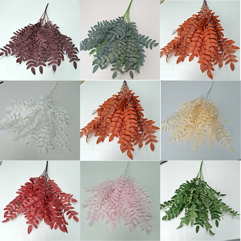 Искусственное растение имитация листьев домашнее свадебное украшение софора